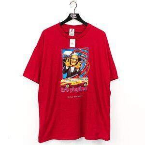 2004 Six Flags Great Adventure Its Playtime Mr. Six T-Shirt XL Mens Y2K Retro